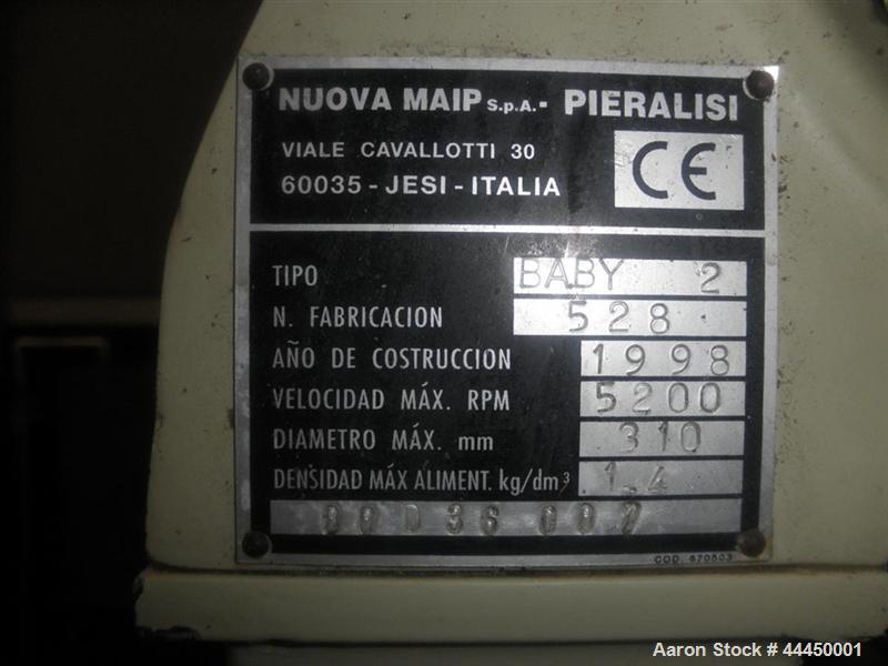 Used Pieralisi Baby 2 Solid Bowl Decanter Centrifuge