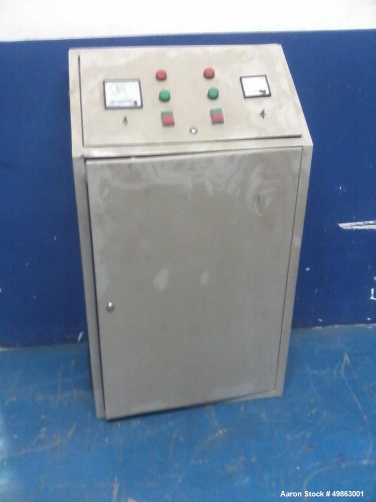 Used Pieralisi Jumbo 2  Decanter Centrifuge (2 phases)and Electrical Panel. 60 ton capacity within 24 hours. 37kW main motor power, 470mm diameter, 2,950 g centrifugal force. Total length 362 cm, wid...
