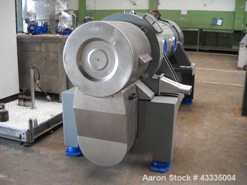 Used Pieralisi Jumbo 3 Solid Bowl Decanter Centrifuge.  ATEX / gastight, maximum speed 3350 rpm, drum diameter 18.5" (470 mm). Main motor 60.8 hp (45 kW), stainless steel on product contact parts, 3/...
