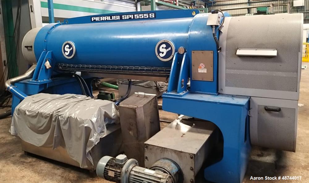 Used Pieralisi Estratore Centrifugo-SPI 555S Solid Bowl Decanter Centrifuge