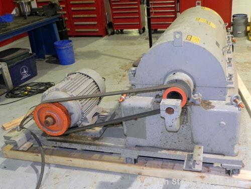 Used Sharples PM-35000 Super-D-Canter Centrifuge, max bowl speed 3250, single lead conveyor w/STC wear protection tiles, 360 degree solids discharge ports w/STC wear liners, moon liquid plate dams, b...