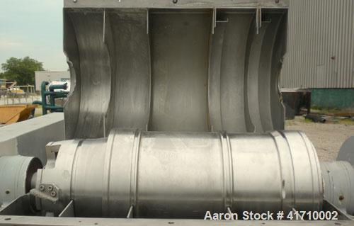 Used Sharples "Sanitary" P-3000 Super-D-Canter Centrifuge, 316 stainless steel construction (product contact areas). Maximum bowl speed 4000 rpm, hogged-out cake discharge ports, 3" polished single l...