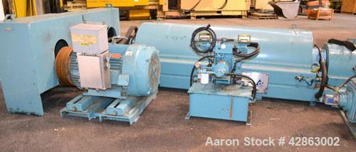 Used Sharples DS-406 Super-D-Canter Centrifuge. 317 Stainless steel construction (product contact areas), maximum bowl speed 3250 rpm, 7-1/2 single lead conveyor with sintered tungsten carbide wear p...
