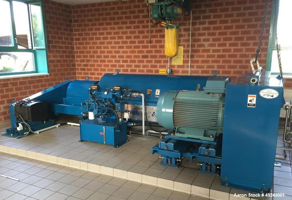 Used Alfa Laval/Sharples DS-406 (DSNX-5550) Super-D-Canter Centrifuge – 3,650 RPM
