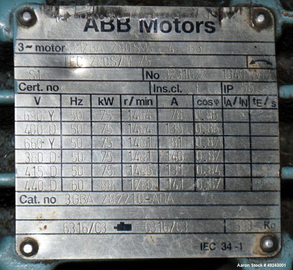 Used Alfa Laval/Sharples DS-406 (DSNX-5550) Super-D-Canter Centrifuge – 3,650 RPM