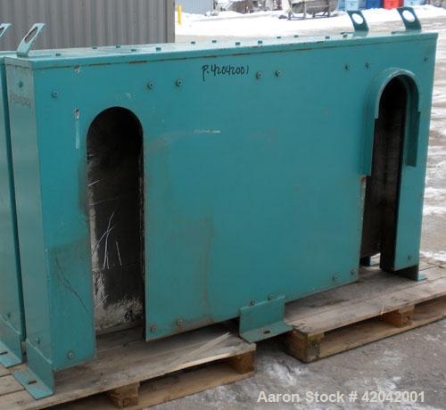Used Sharples DS-705 Super-D-Canter Centrifuge, 317 stainless steel construction (product contact areas), 10" single lead conveyor with STC tiles, 360 degree solid discharge ports with replaceable si...