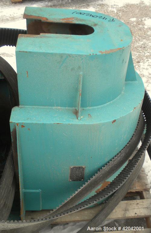 Used Sharples DS-705 Super-D-Canter Centrifuge, 317 stainless steel construction (product contact areas), 10" single lead conveyor with STC tiles, 360 degree solid discharge ports with replaceable si...