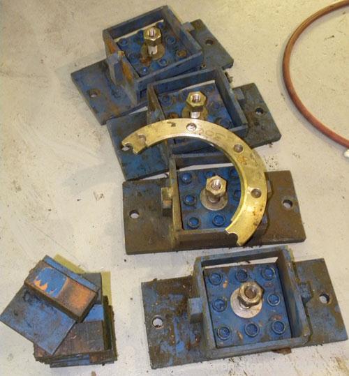 Used Sharples DS-705 Super-D-Canter Centrifuge, 317 stainless steel construction (product contact areas), 10" single lead conveyor with STC tiles, 360 degree solid discharge ports with replaceable si...