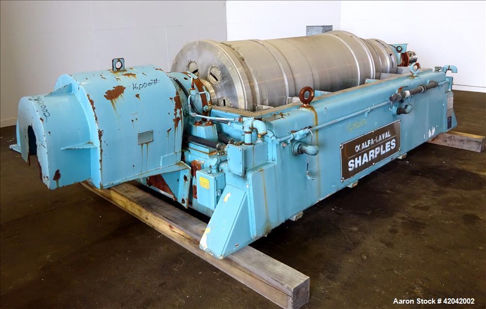Used Stainless Steel Sharples Super-D-Canter Centrifuge, DS-705