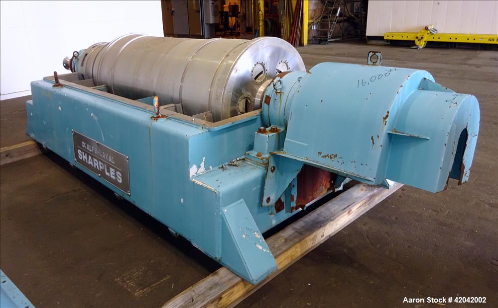 Used Stainless Steel Sharples Super-D-Canter Centrifuge, DS-705