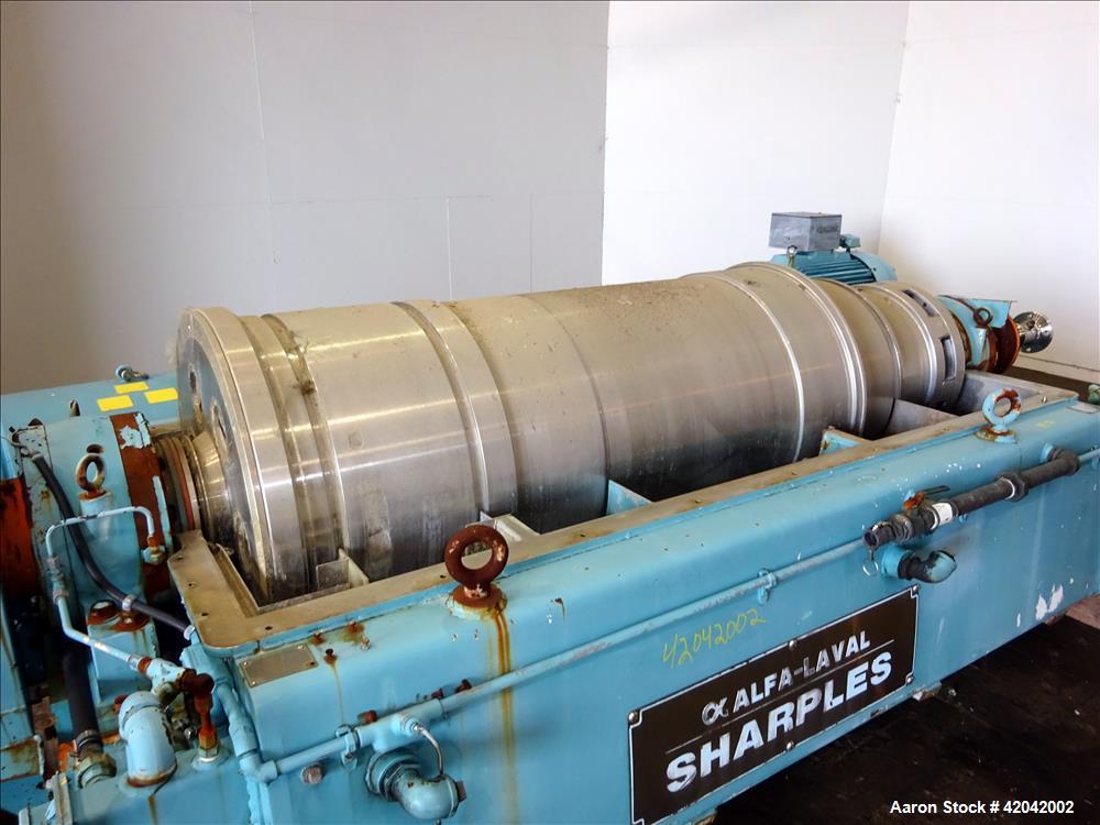 Used Stainless Steel Sharples Super-D-Canter Centrifuge, DS-705
