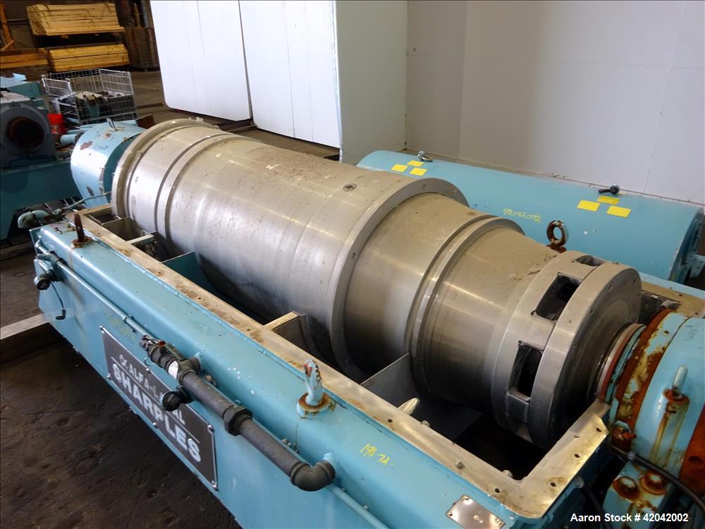 Used Stainless Steel Sharples Super-D-Canter Centrifuge, DS-705