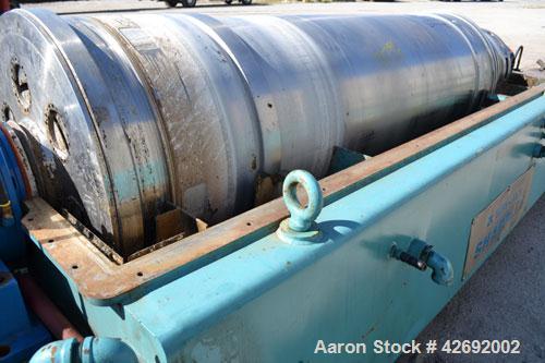Used Stainless Steel Sharples Super-D-Canter Centrifuge, DS-706