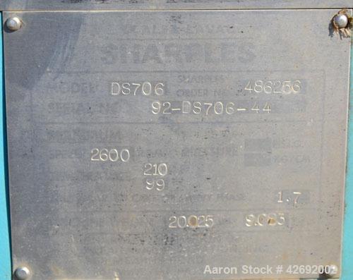 Used Stainless Steel Sharples Super-D-Canter Centrifuge, DS-706