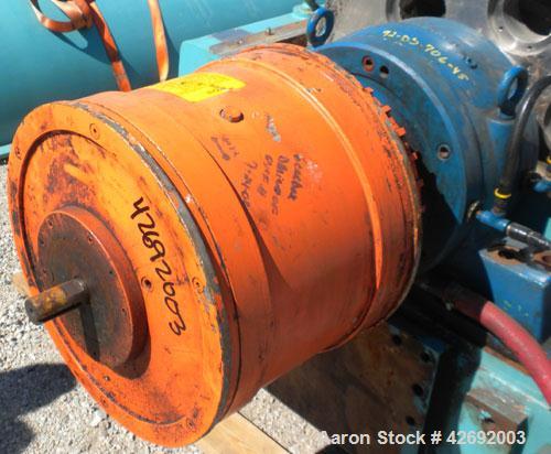Used Sharples Super-D-Canter DS-706 Centrifuge, 317 Stainless steel construction on product contact areas. Maximum bowl speed 2600 rpm, 10" single lead conveyor w/STC wear protection tiles, base, cas...