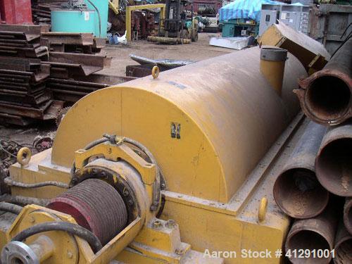Used Sharples DS706 Super-D-Canter Centrifuge. 316/317 stainless steel construction on product contact areas, max bowl speed 2800 rpm, single lead conveyor, 360 degree solids discharge ports with sin...