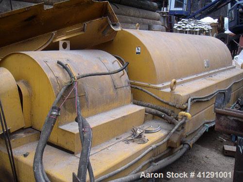 Used Sharples DS706 Super-D-Canter Centrifuge. 316/317 stainless steel construction on product contact areas, max bowl speed 2800 rpm, single lead conveyor, 360 degree solids discharge ports with sin...