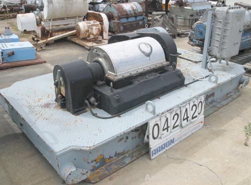Used Stainless Steel Sharples Super-D-Canter Centrifuge