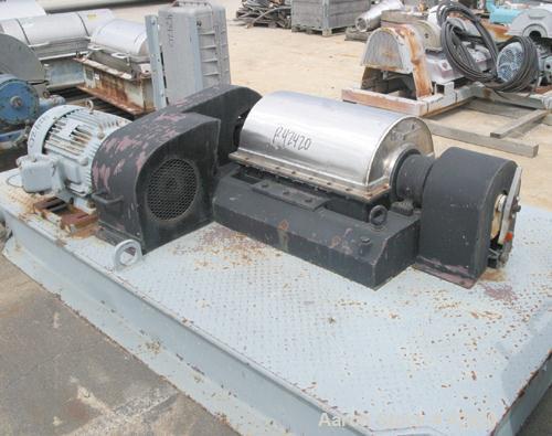 Used Stainless Steel Sharples Super-D-Canter Centrifuge
