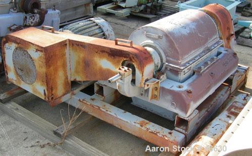 Used Stainless Steel Sharples P-1000 Super-D-Canter Centrifuge