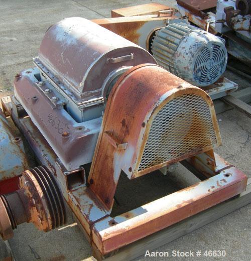 Used Stainless Steel Sharples P-1000 Super-D-Canter Centrifuge