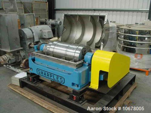 Used- Stainless Steel Sharples Super-D-Canter Centrifuge, P-3000 