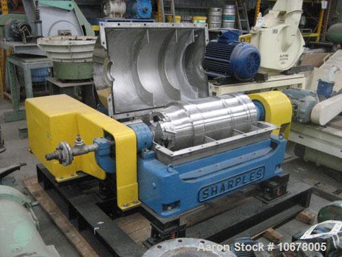 Used- Stainless Steel Sharples Super-D-Canter Centrifuge, P-3000 