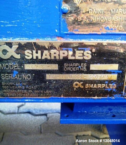Used- Sharples P-3000 Super-D-Canter Centrifuge