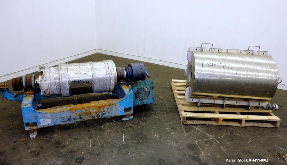 Used Stainless Steel Sharples Super-D-Canter Centrifuge