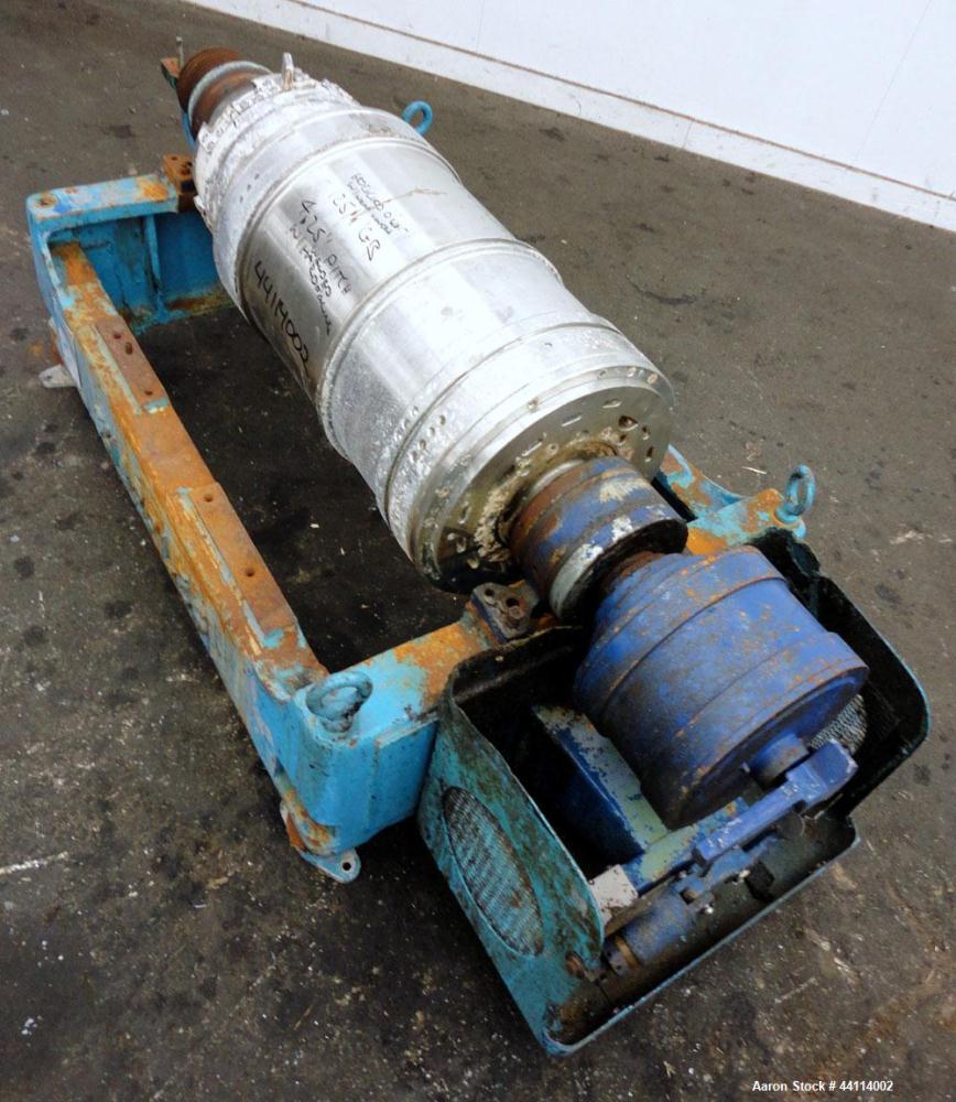 Used Stainless Steel Sharples Super-D-Canter Centrifuge