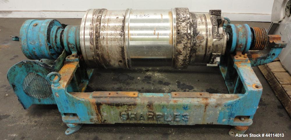 Used Stainless Steel Sharples Super-D-Canter Centrifuge