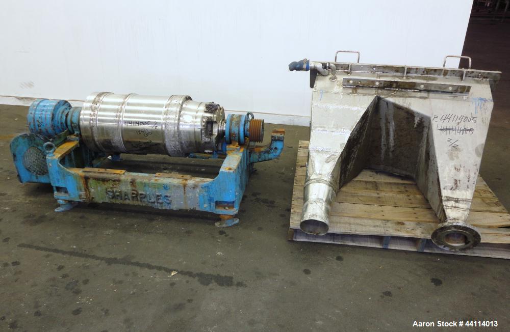 Used Stainless Steel Sharples Super-D-Canter Centrifuge
