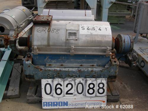 Used Stainless Steel Sharples Super-D-Canter Centrifuge