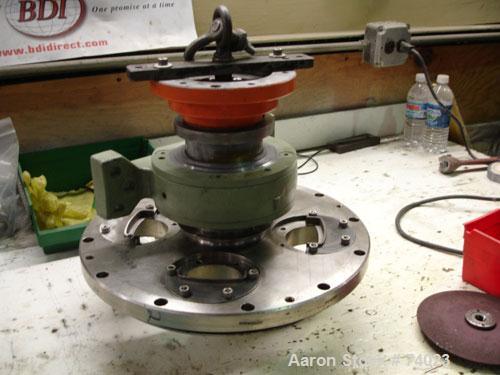 Reconditioned- Sharples P-3000 Super-D-Canter Centrifuge, 316 Stainless Steel Construction (product contact areas), maximum bowl speed 4000 rpm, 4.25" single lead conveyor with sintered tungsten carb...