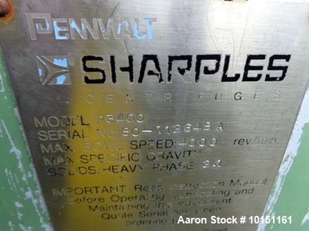 Used- Stainless Steel Sharples Super-D-Canter Centrifuge