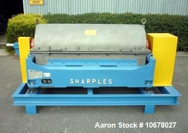 Used- Sharples P3400 Decanter Centrifuge. Decanter has been recently overhauled running a 37KW main drive with a 4KW back dr...