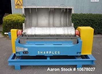 Used- Sharples P3400 Decanter Centrifuge. Decanter has been recently overhauled running a 37KW main drive with a 4KW back dr...