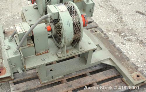 Used Sharples P-3400 Super-D-Canter Centrifuge, 316 Stainless Steel Construction (Product Contact Areas). Maximum bowl speed 4000 RPM, hogged-out cake discharge ports with replaceable wear liners and...