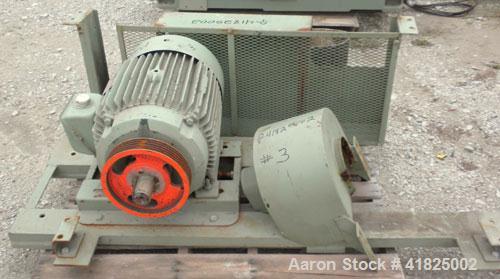 Used Sharples P-3400 Super-D-Canter Centrifuge, 316 Stainless Steel Construction (Product Contact Areas). Maximum bowl speed 4000 RPM, hogged-out cake discharge ports with replaceable wear liners and...