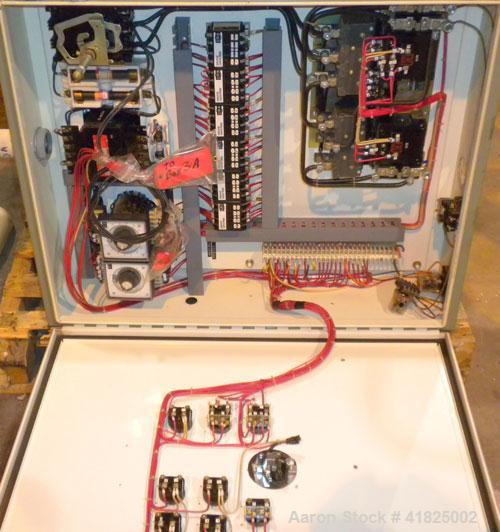 Used Sharples P-3400 Super-D-Canter Centrifuge, 316 Stainless Steel Construction (Product Contact Areas). Maximum bowl speed 4000 RPM, hogged-out cake discharge ports with replaceable wear liners and...