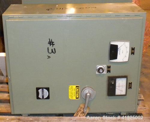 Used Sharples P-3400 Super-D-Canter Centrifuge, 316 Stainless Steel Construction (Product Contact Areas). Maximum bowl speed 4000 RPM, hogged-out cake discharge ports with replaceable wear liners and...
