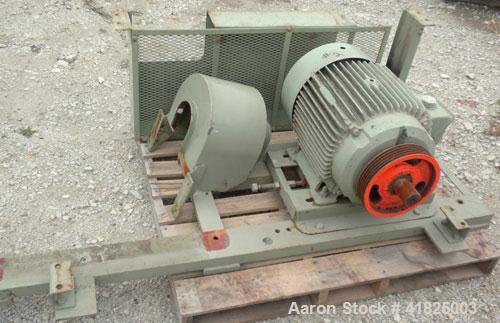 Used Sharples P-3400 Super-D-Canter Centrifuge, 316 Stainless Steel Construction (Product Contact Areas). Maximum bowl speed 4000 RPM, hogged-out cake discharge ports with replaceable wear liners and...