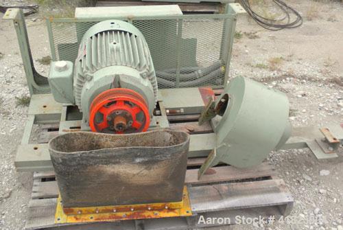 Used Sharples P-3400 Super-D-Canter Centrifuge, 316 stainless steel construction (product contact areas). Maximum bowl speed 4000 rpm, hogged-out cake discharge ports with replaceable wear liners and...