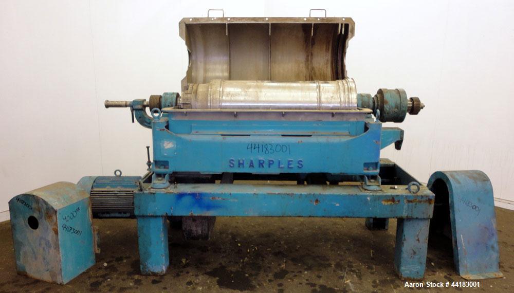 Used- Stainless Steel Sharples Super-D-Canter Centrifuge