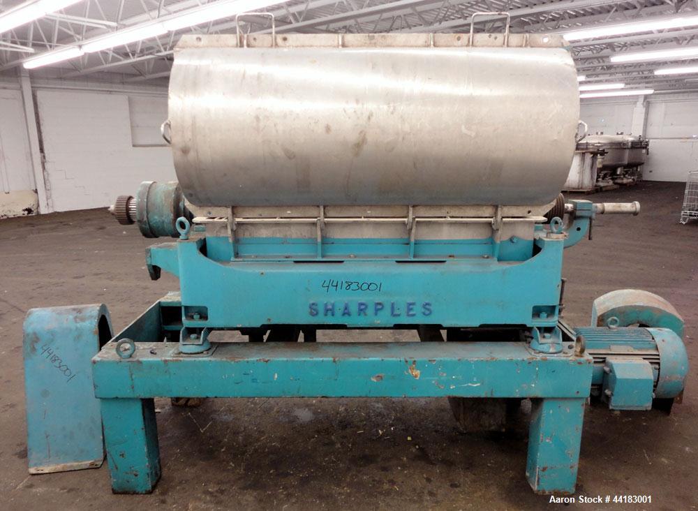 Used- Stainless Steel Sharples Super-D-Canter Centrifuge