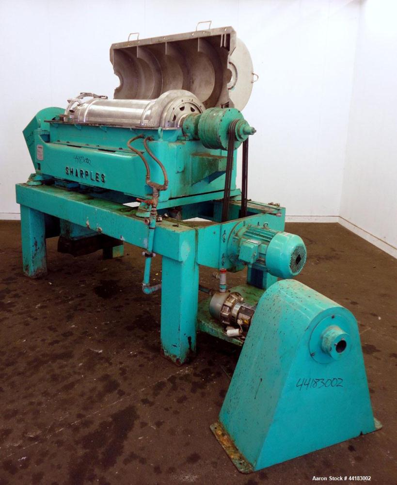 Used- Stainless Steel Sharples Super-D-Canter Centrifuge