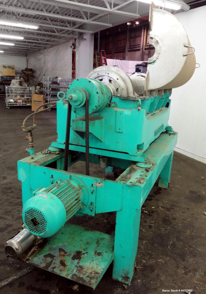 Used- Stainless Steel Sharples Super-D-Canter Centrifuge