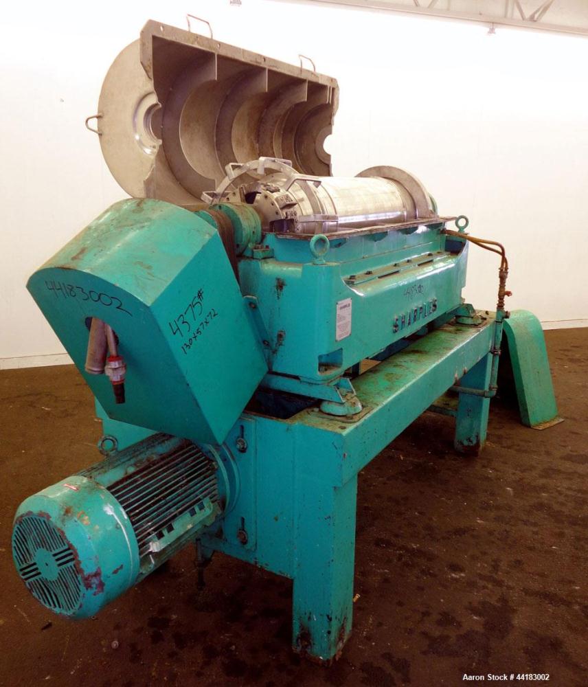 Used Stainless Steel Sharples Super-D-Canter Centrifuge