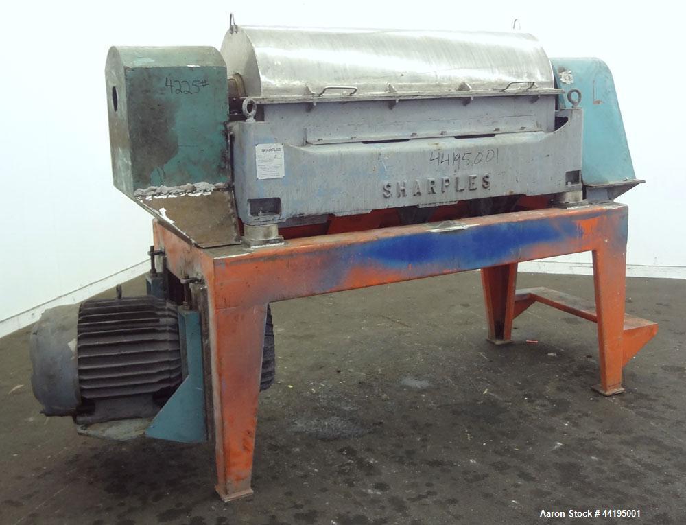 Used Stainless Steel Sharples Super-D-Canter Centrifuge 