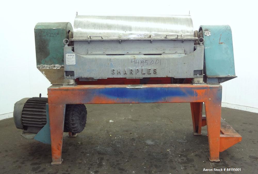 Used Stainless Steel Sharples Super-D-Canter Centrifuge 